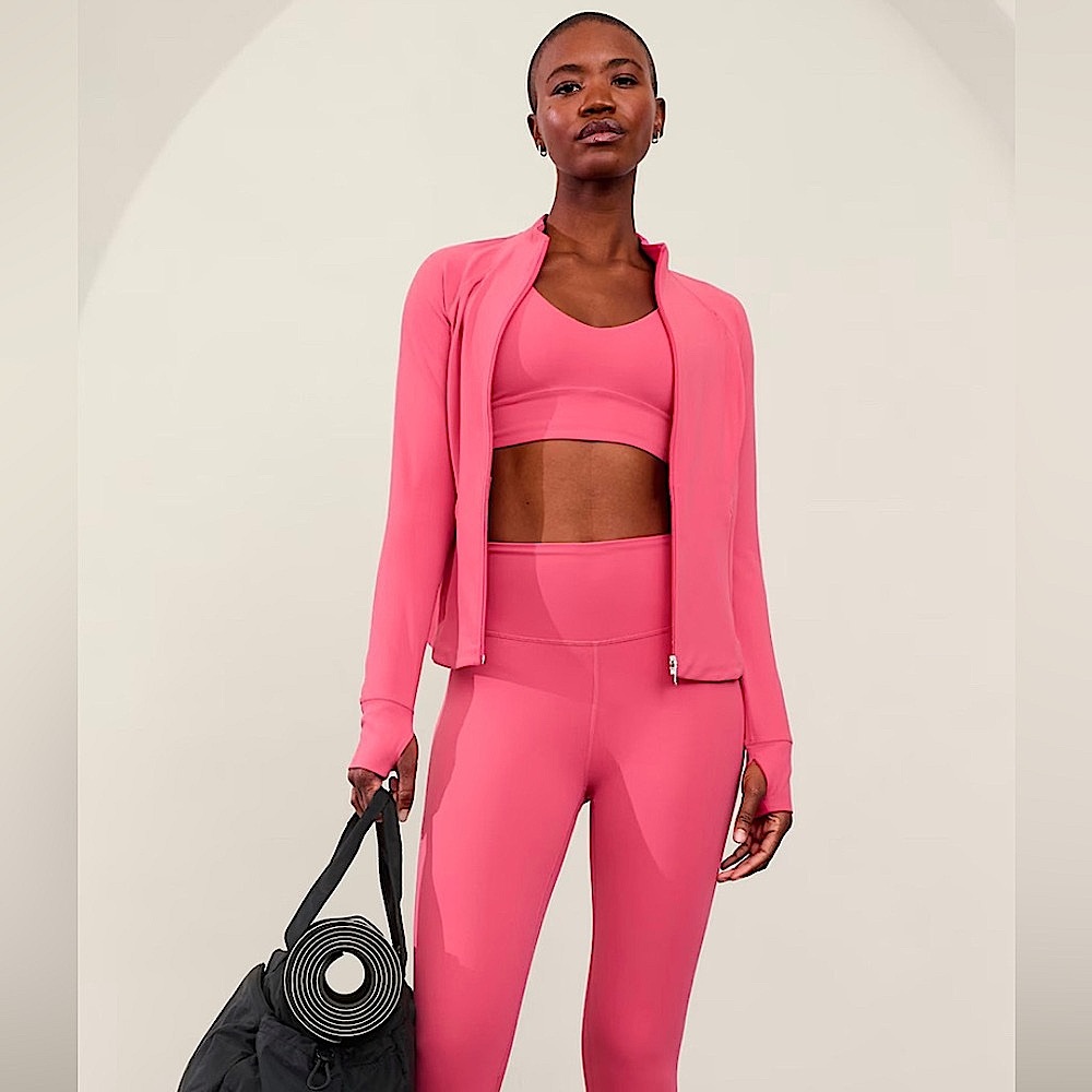 Athleta Salutation Jacket Dragonfruit NEW